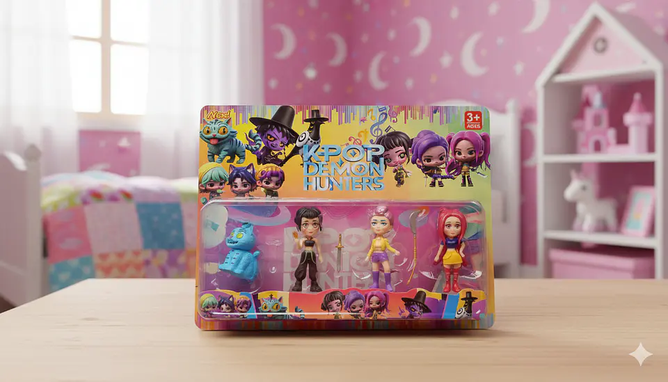 Coleção Completa K-Pop Demon Hunters (Huntrix): As Figuras que Você Precisa Ter! 1