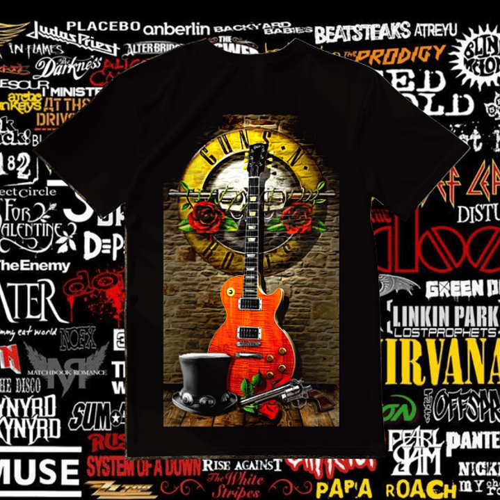 T-shirt Bandas de Rock - T-shirt Rock Band 2