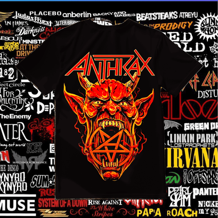 T-shirt Bandas de Rock - T-shirt Rock Band 3