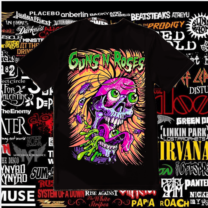 T-shirt Bandas de Rock - T-shirt Rock Band 6