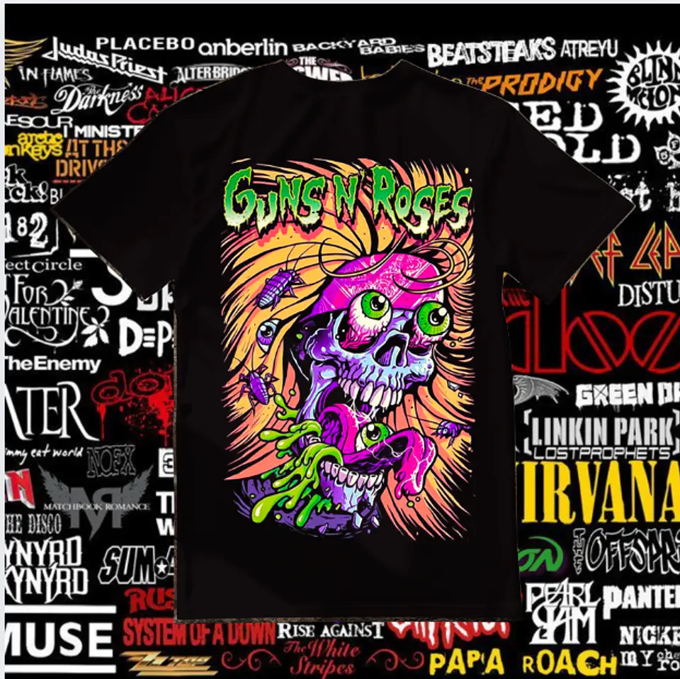 T-shirt Bandas de Rock - T-shirt Rock Band 5