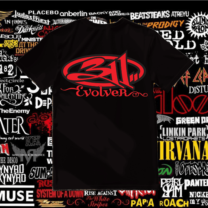 T-shirt Bandas de Rock - T-shirt Rock Band 9