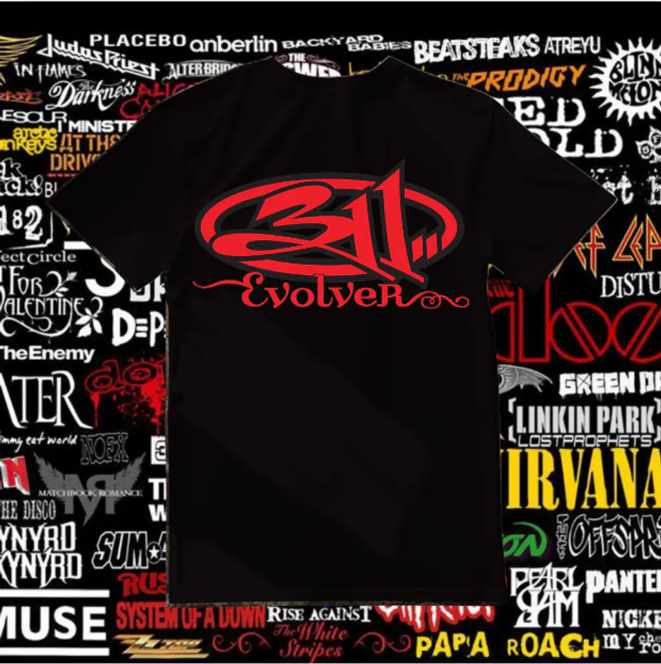 T-shirt Bandas de Rock - T-shirt Rock Band 8
