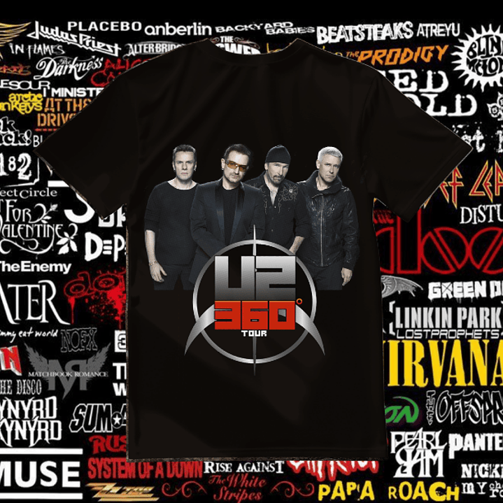 T-shirt Bandas de Rock - T-shirt Rock Band 10