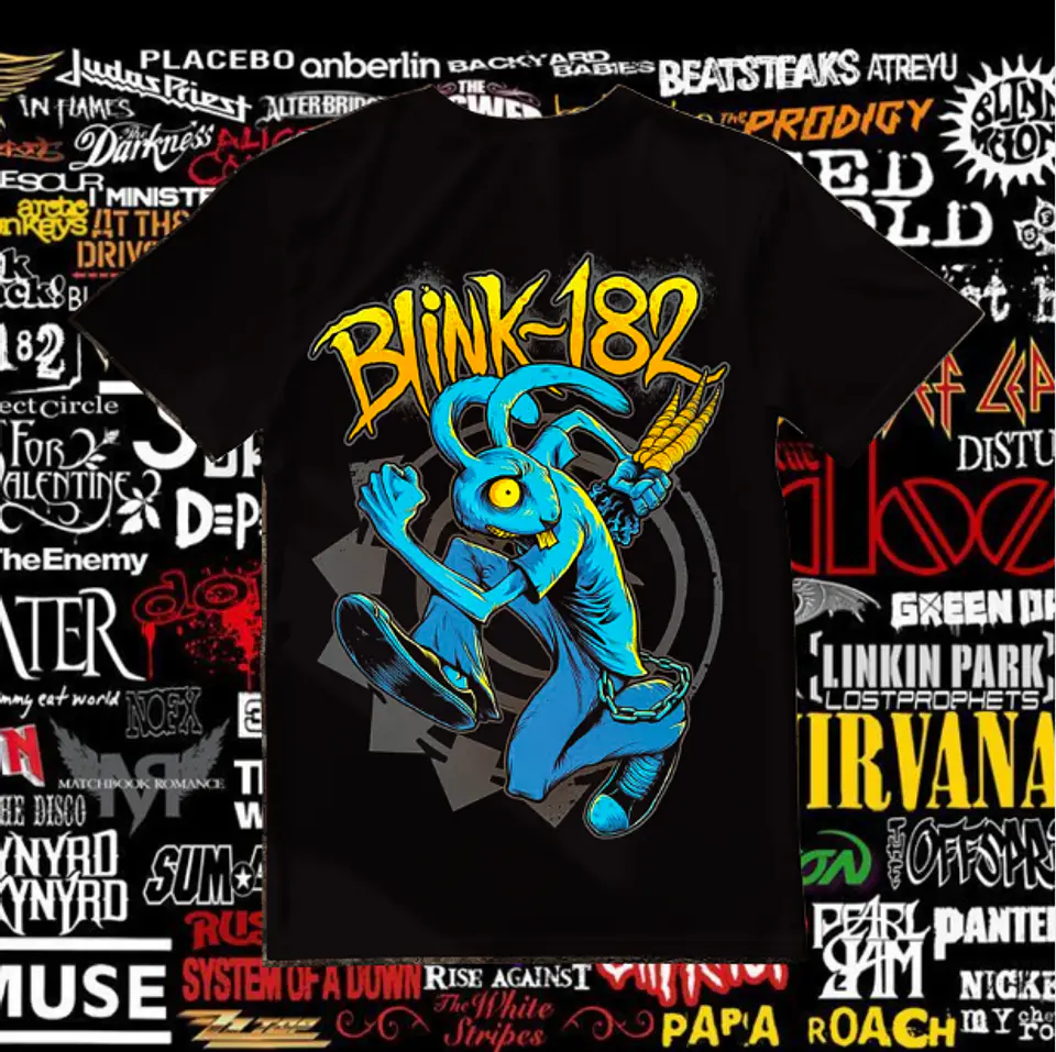 T-shirt Bandas de Rock - T-shirt Rock Band 10