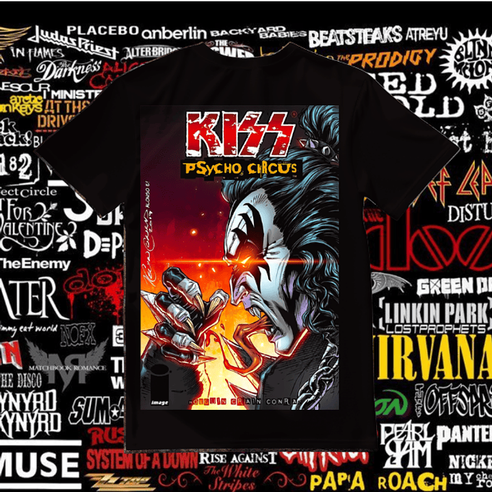 T-shirt Bandas de Rock - T-shirt Rock Band 12