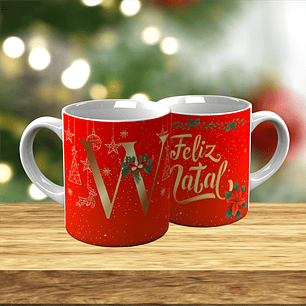 Sua Inicial num Presente de Natal