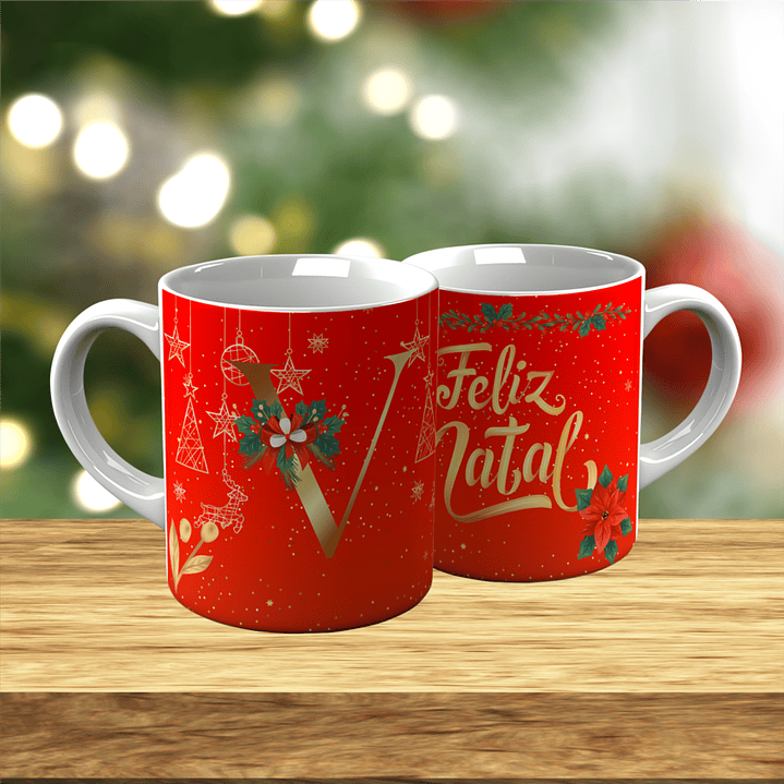 Sua Inicial num Presente de Natal 3