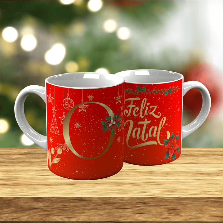 Sua Inicial num Presente de Natal 8