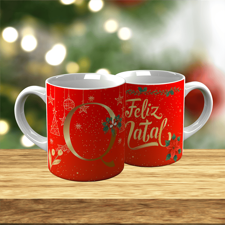 Sua Inicial num Presente de Natal 9