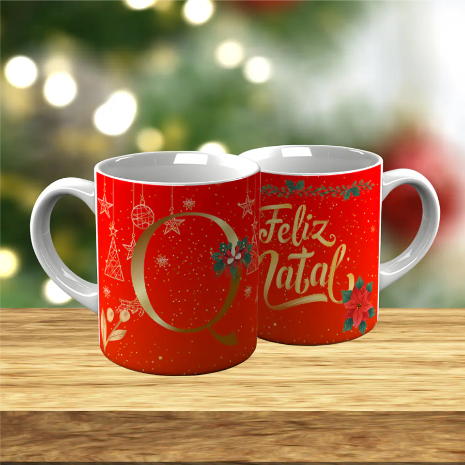 Sua Inicial num Presente de Natal 9