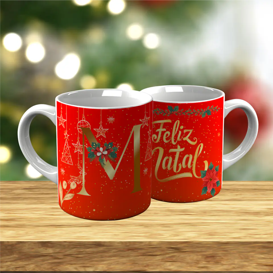 Sua Inicial num Presente de Natal 10