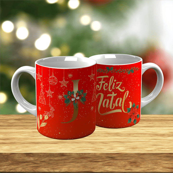 Sua Inicial num Presente de Natal 12