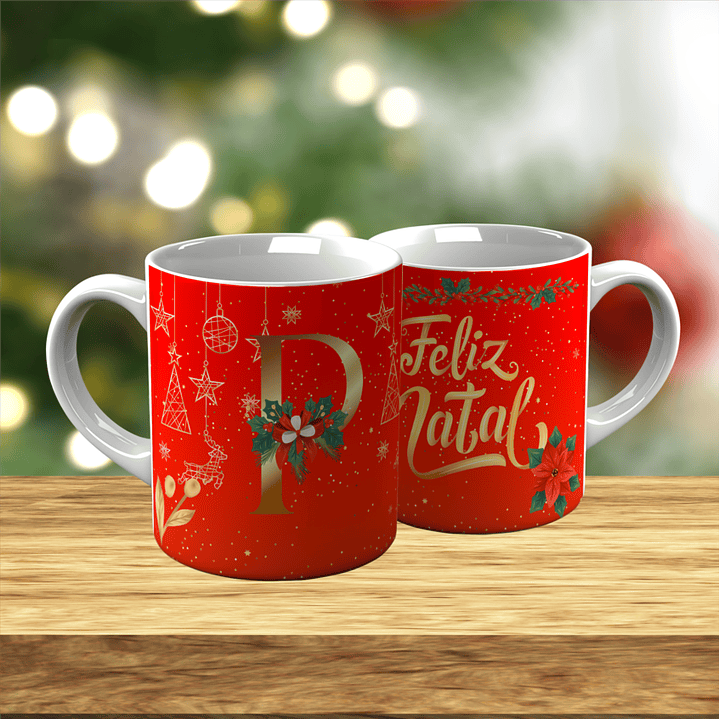 Sua Inicial num Presente de Natal 14