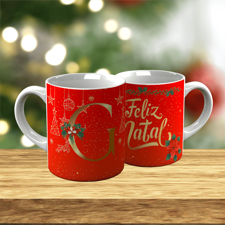 Sua Inicial num Presente de Natal 16