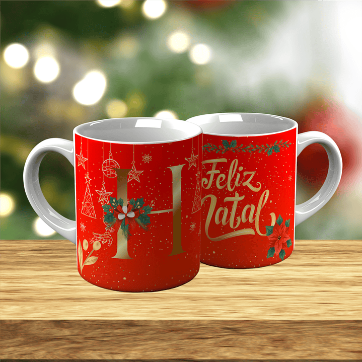 Sua Inicial num Presente de Natal 17