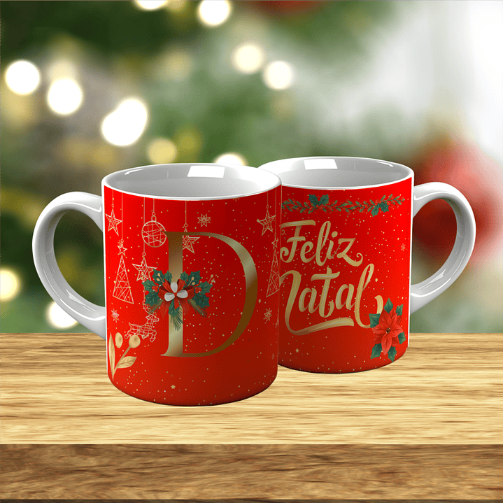 Sua Inicial num Presente de Natal 18