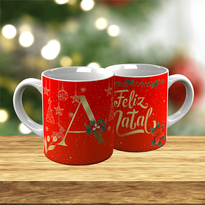 Sua Inicial num Presente de Natal 20