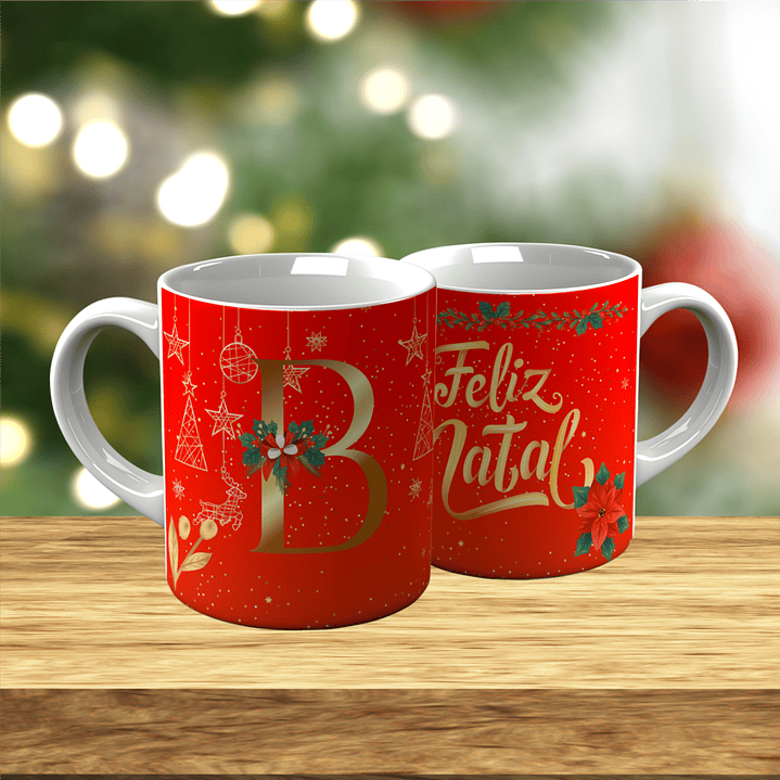 Sua Inicial num Presente de Natal 23