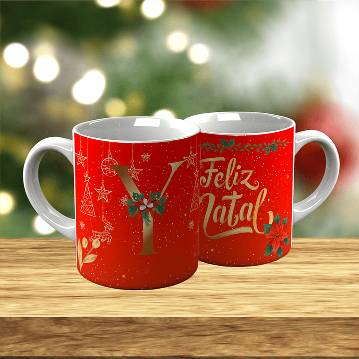 Sua Inicial num Presente de Natal 26