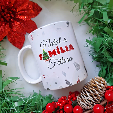 Caneca Personalizada com o Nome da Sua Família!