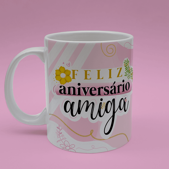 Caneca Aniversário Presente Perfeito 2