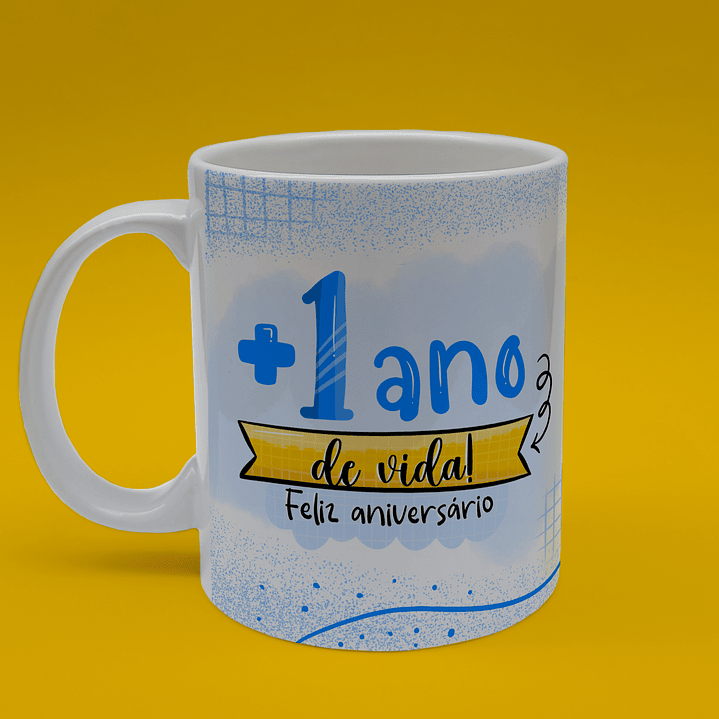 Caneca Aniversário Presente Perfeito 3