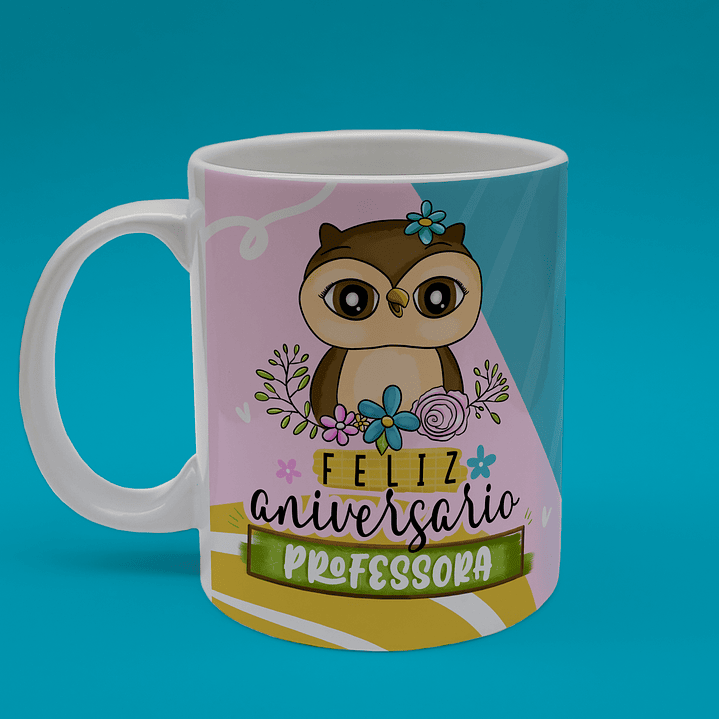 Caneca Aniversário Presente Perfeito 5