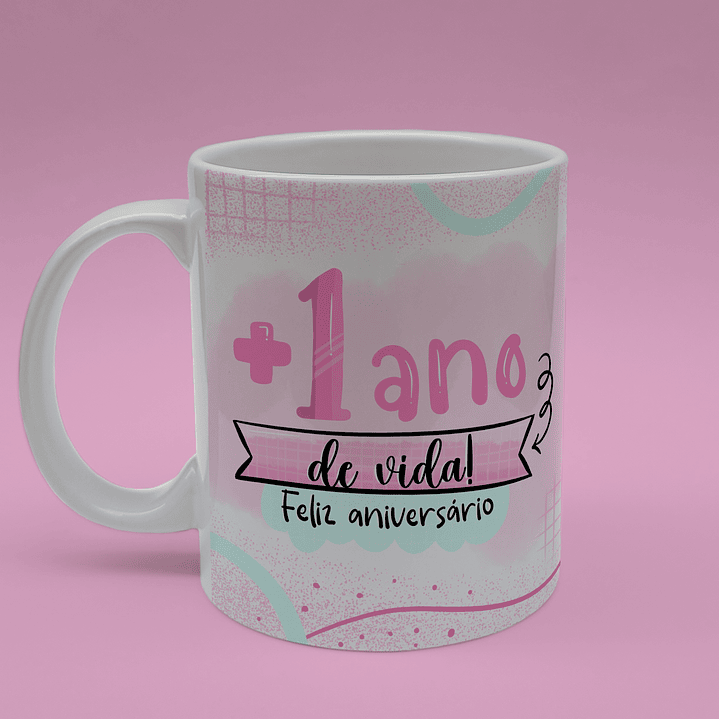 Caneca Aniversário Presente Perfeito 9