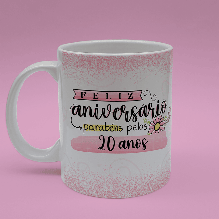 Caneca Aniversário Presente Perfeito 11