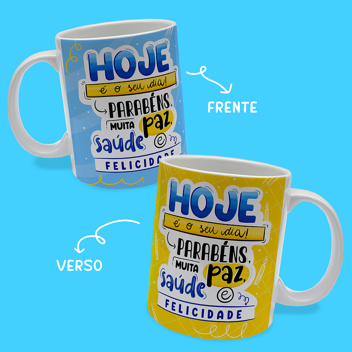 Caneca Aniversário Presente Perfeito 14