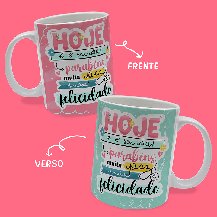 Caneca Aniversário Presente Perfeito 15