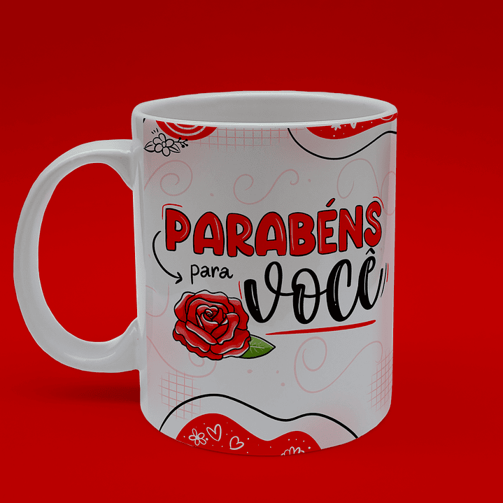 Caneca Aniversário Presente Perfeito 16