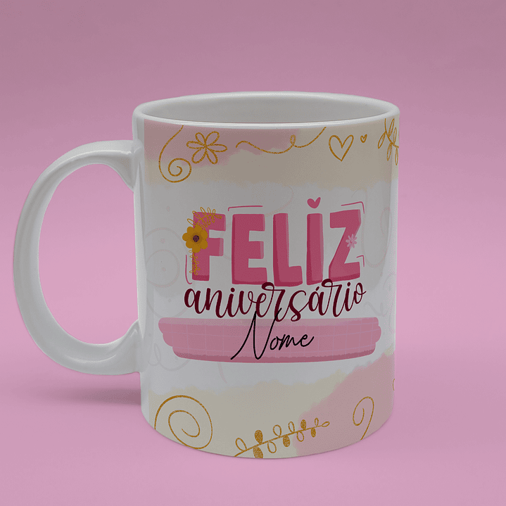 Caneca Aniversário Presente Perfeito 18