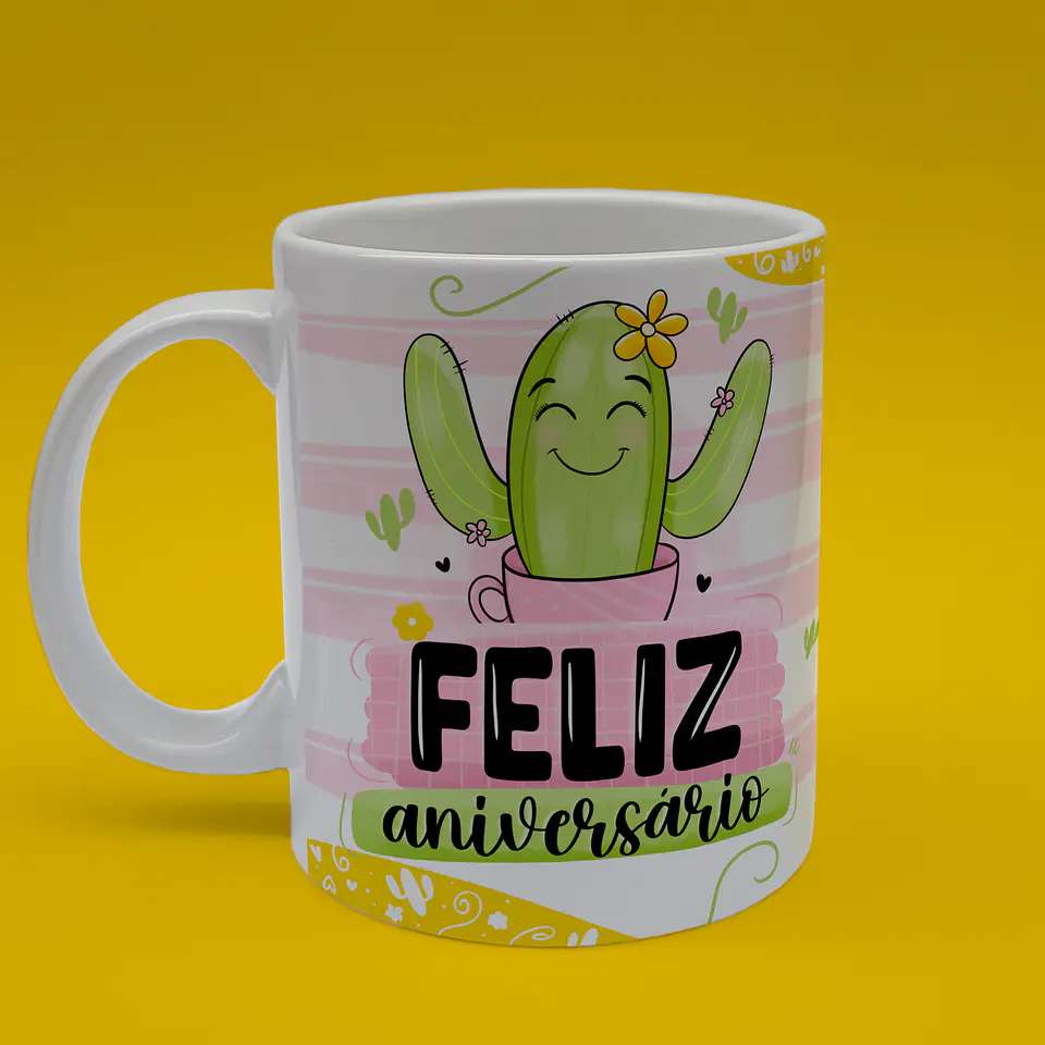 Caneca Aniversário Presente Perfeito 23