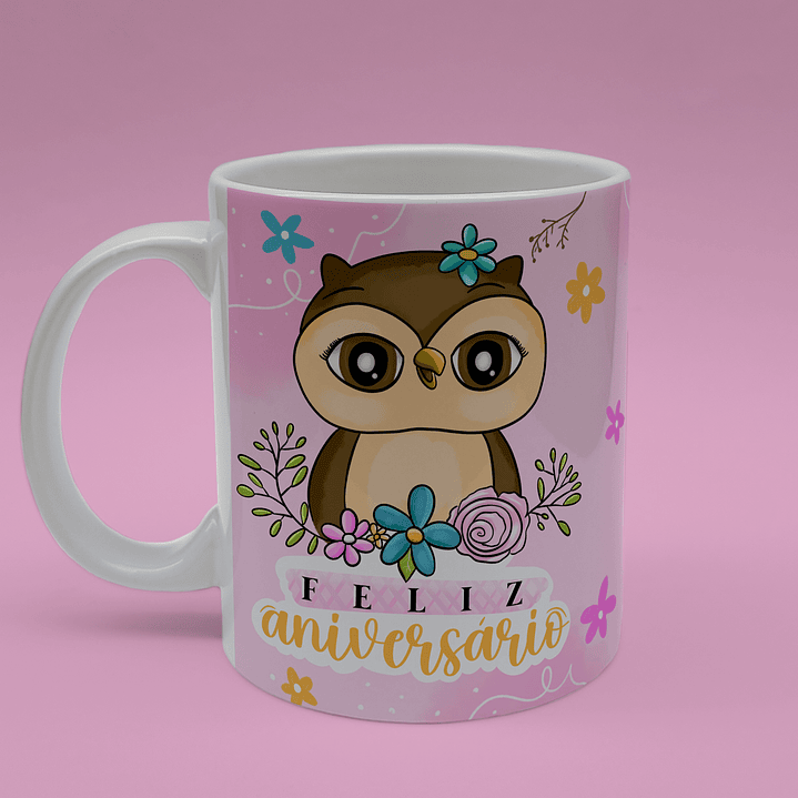 Caneca Aniversário Presente Perfeito 24