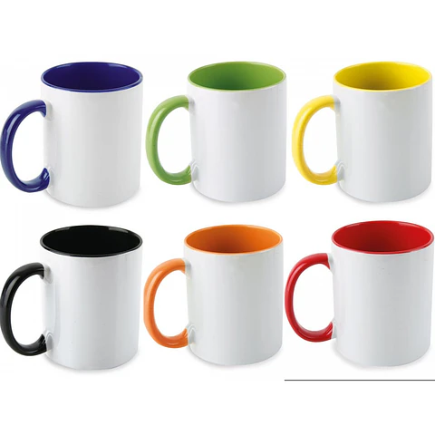Caneca Colorida Para Personalizar