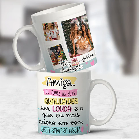 Coleção Caneca Aniversário Data Especial