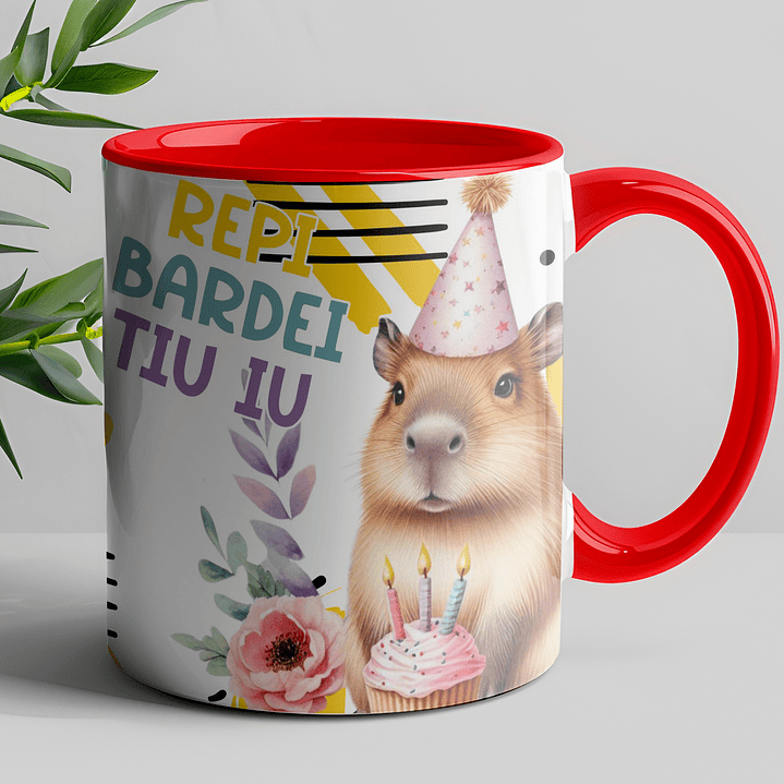 Caneca Aniversário Capivarar 2