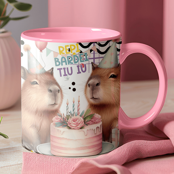 Caneca Aniversário Capivarar 4