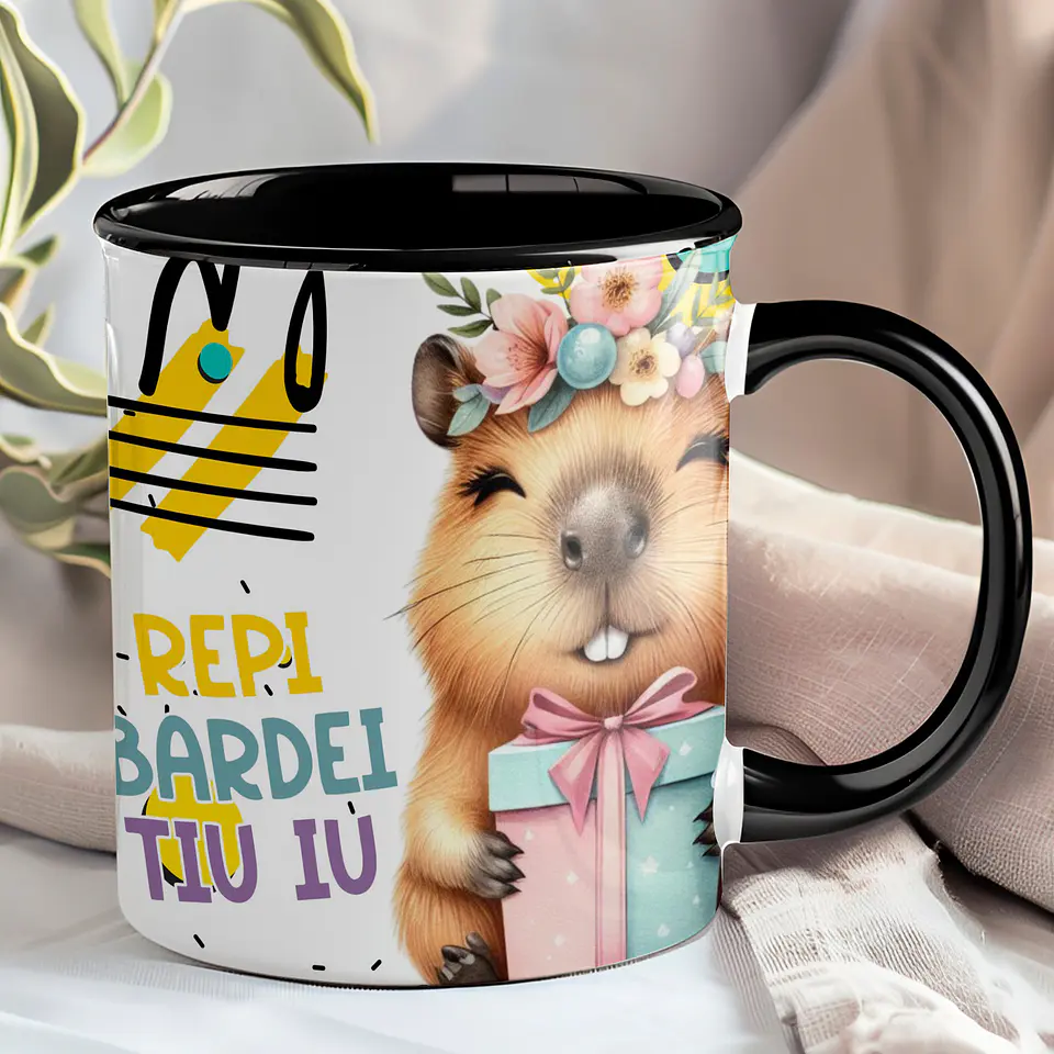 Caneca Aniversário Capivara 6