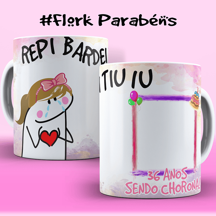 Coleção: Canecas Flork Aniversário Sarcástico 2