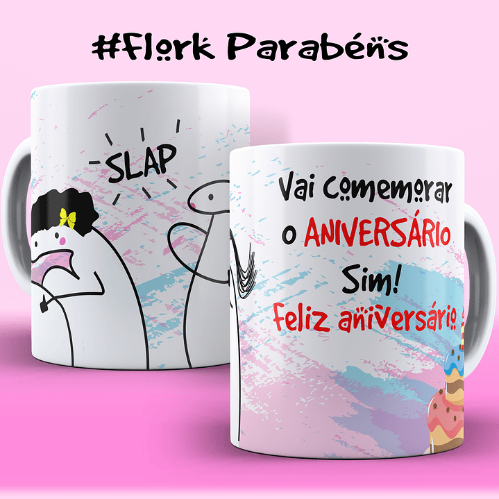 Coleção: Canecas Flork Aniversário Sarcástico 4