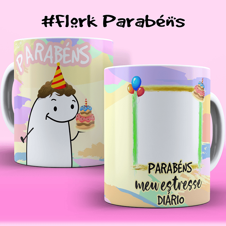 Coleção: Canecas Flork Aniversário Sarcástico 8