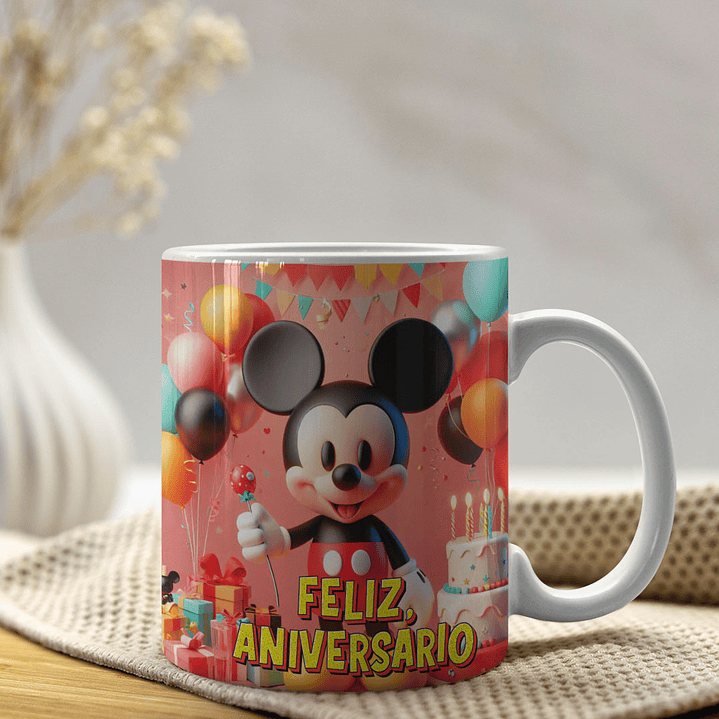 Canecas Personagens Aniversário 2