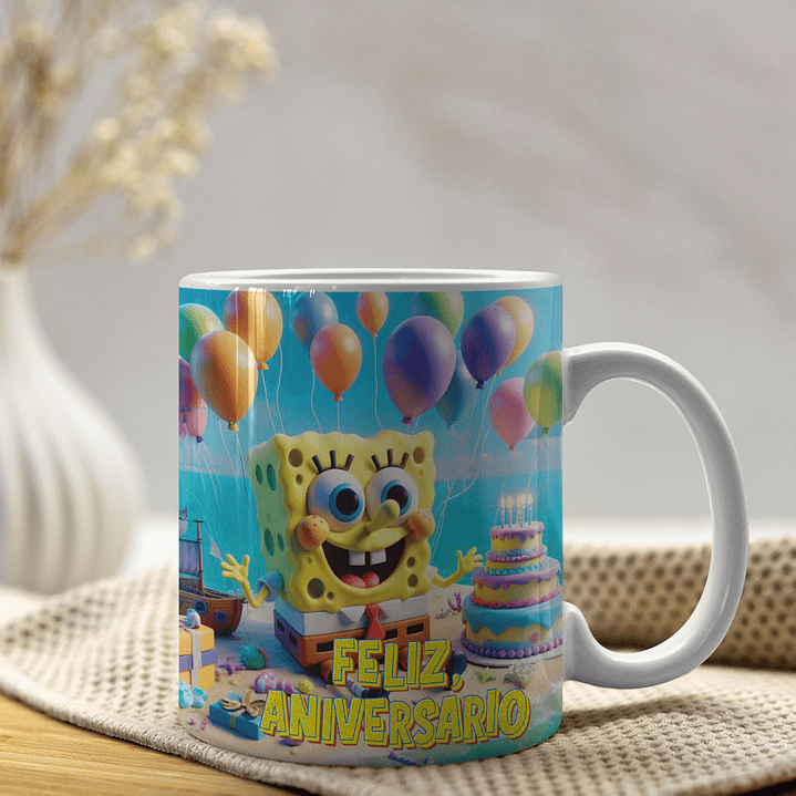 Canecas Personagens Aniversário 4