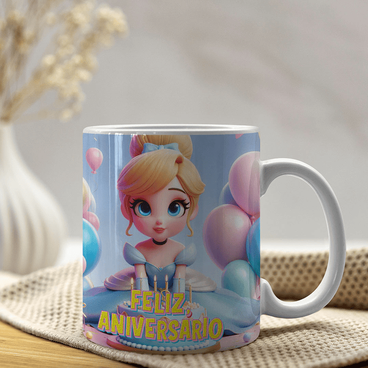 Canecas Personagens Aniversário 5