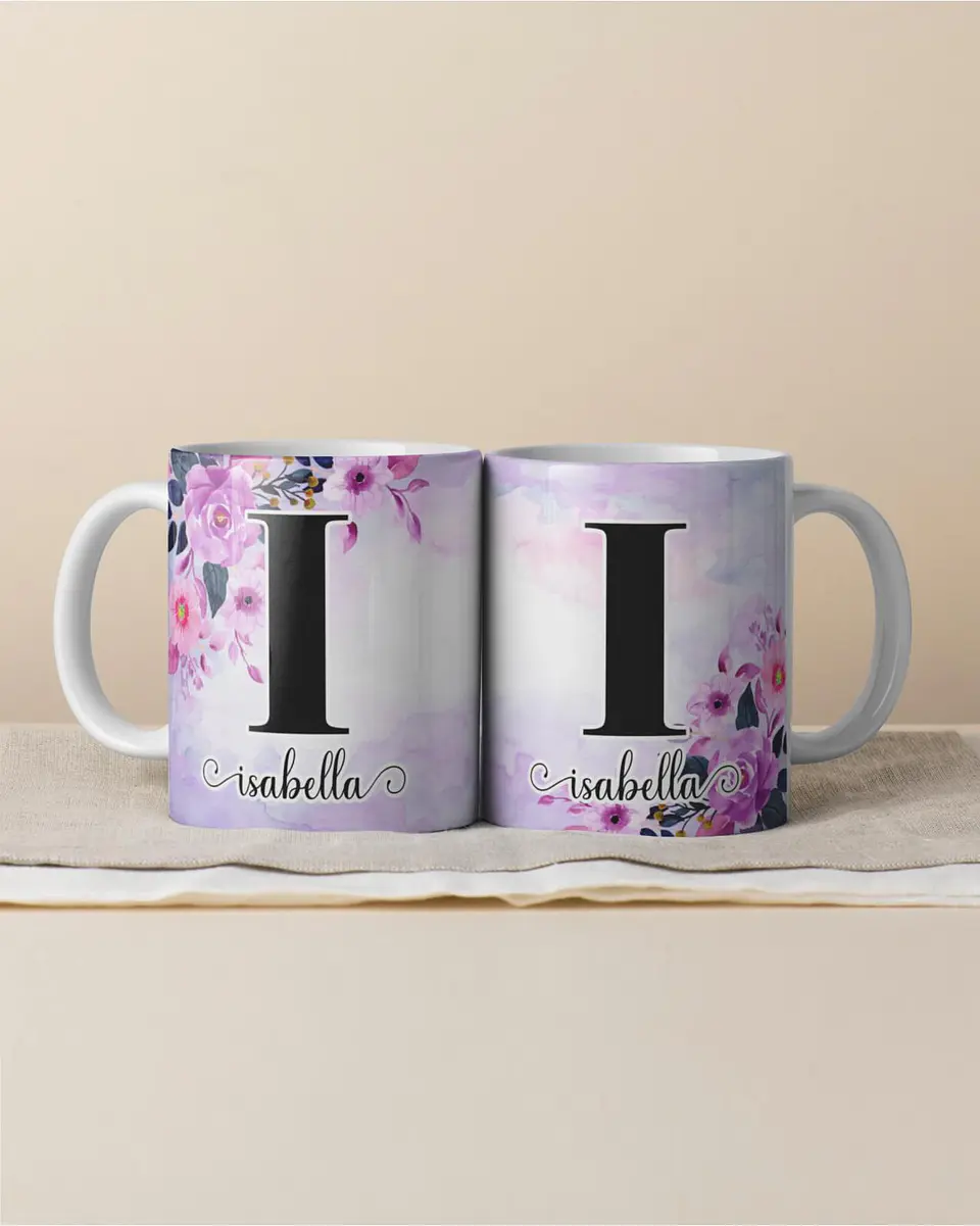 Canecas Personalizadas com Inicial e Nome 1