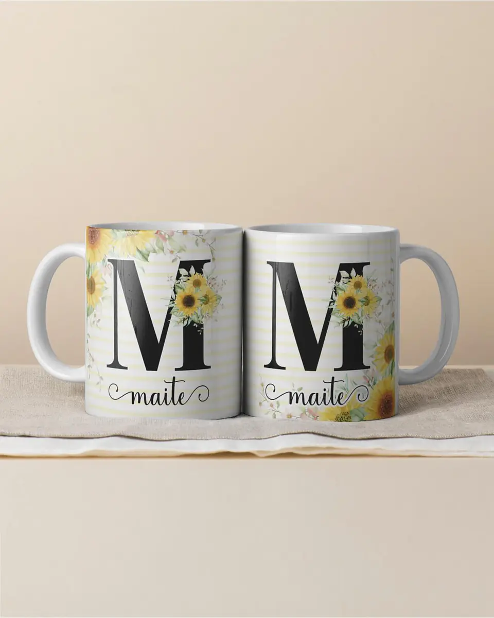 Canecas Personalizadas com Inicial e Nome 2