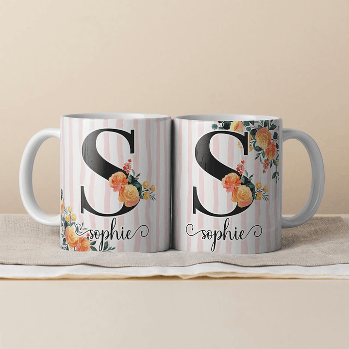 Canecas Personalizadas com Inicial e Nome 3